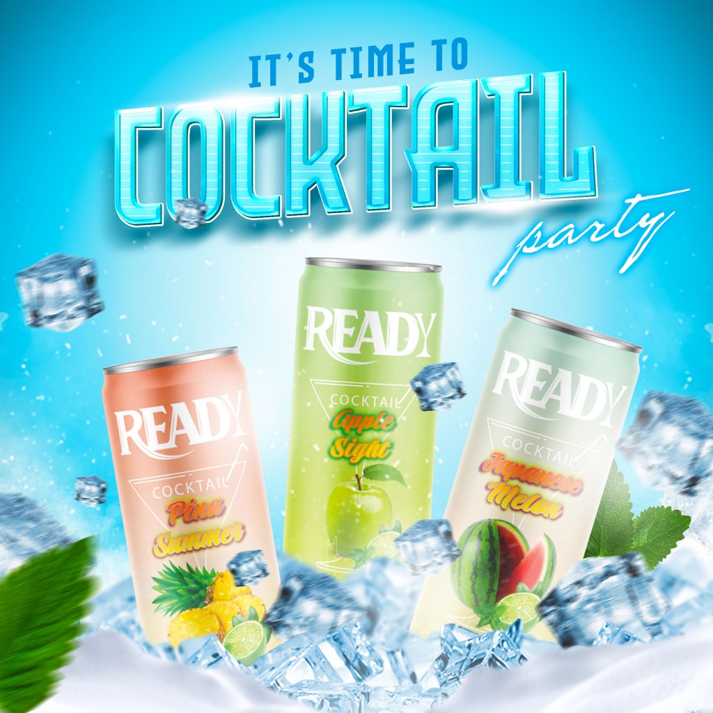Ready Cocktail 330ml is a delicious cocktail made with a perfect blend of natural ingredients like fruits and herbs.