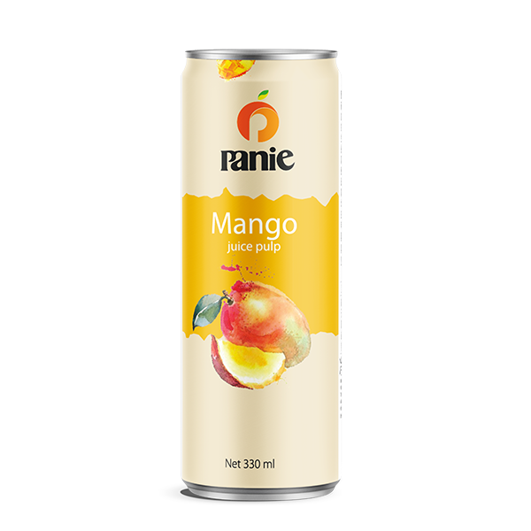 Panie-Mango-Juice-Pulp-Tall-Can-330ml-OEM-&-ODM-Service