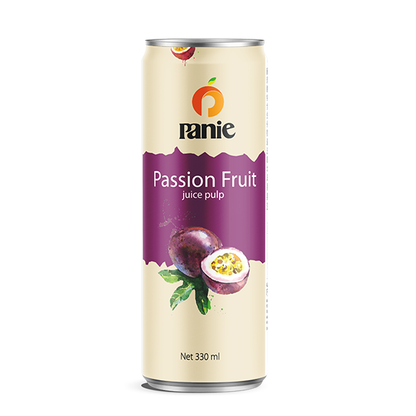 Panie-Passion-Fruit-Juice-Pulp-Tall-Can-330ml-OEM-&-ODM-Service
