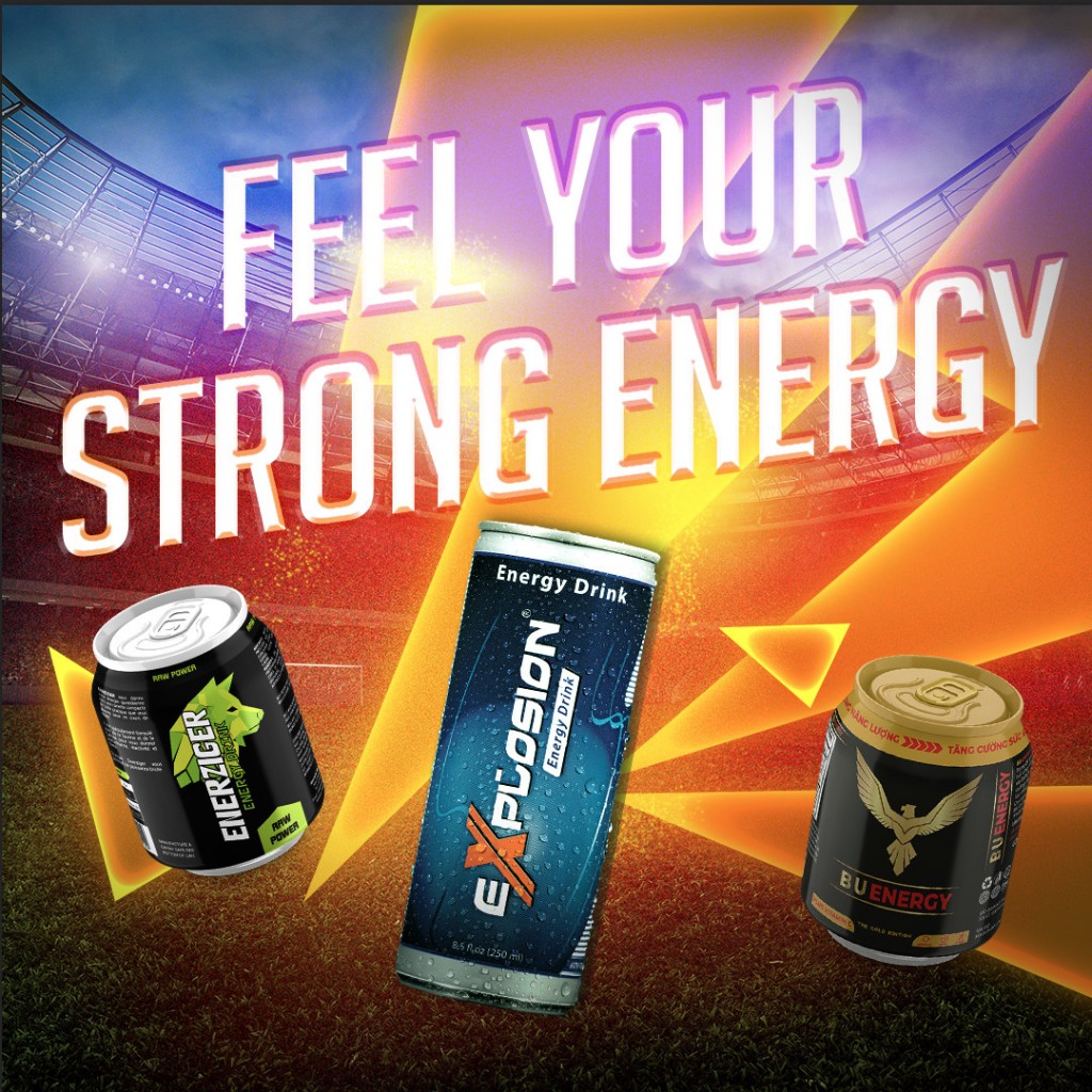 Feel Your Strong Energy Drink with BU brand from Viet International - Manufacturing Juice