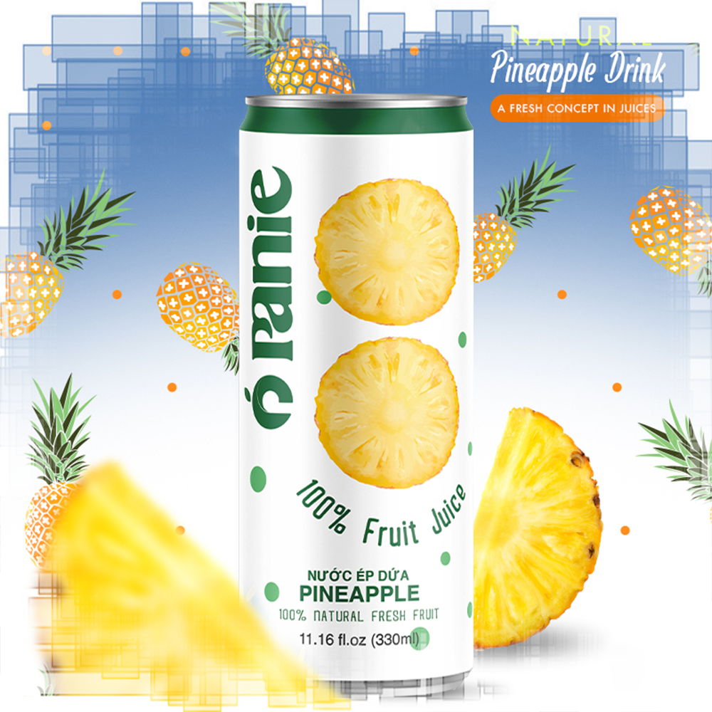 PANIE Juice Fruit 100% 330ml with Collagen