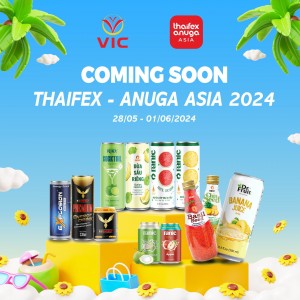 join exhibition at hcmc fair and thaifex exhibition food and beverage with viet international - paniedjuice brand